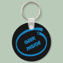 Geek Inside Keychain by smok3f00 Geek Inside Keychain
