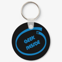 Geek Inside Keychain by smok3f00 Geek Inside Keychain