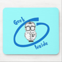 Geek Inside mousepads by cimmerrian Geek Inside mousepads