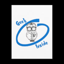 Geek Inside postcards by cimmerrian Geek Inside postcards