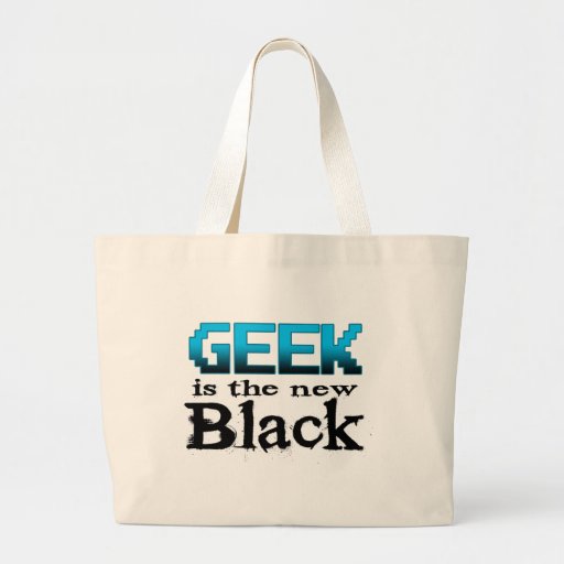 Geek Is The New Black Canvas Bags