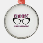 Geek is the New Chic Christmas Ornament
