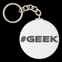 #Geek Keychain keychains