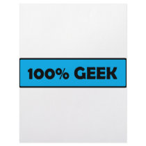 Geek letterhead