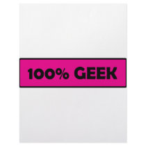 Geek letterhead