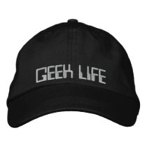 GEEK LIFE embroidered hats