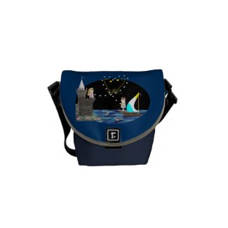 Geek Love Old Game School Custom Messenger Bags