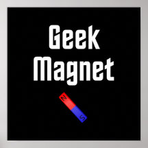 Geek Magnet Poster