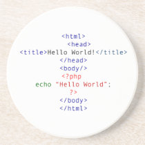 Geek php Greeting coasters