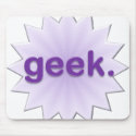 Geek Purple mousepads by egogenius Geek Purple mousepads