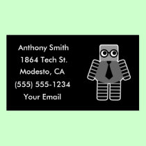 Geek Robot Business Cards business cards