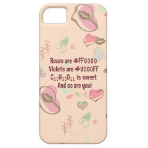 Geek Roses are Red FF0000 iPhone 5 Cases