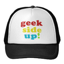Geek Side Up Hat Web Colors hats
