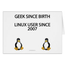 Geek since birth. Linux user since 2007. cards by SmartAssProducts Geek since birth. Linux user since 2007. cards