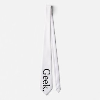 Geek Necktie (White) Geek Necktie (White)