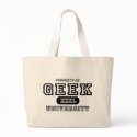 Geek University bags by universityshirts Geek University bags