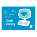Geek Wedding Invitation Event Cards business cards