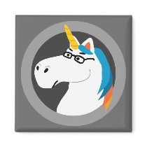 Geekicorn Refrigerator Magnet