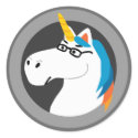 Geekicorn stickers
