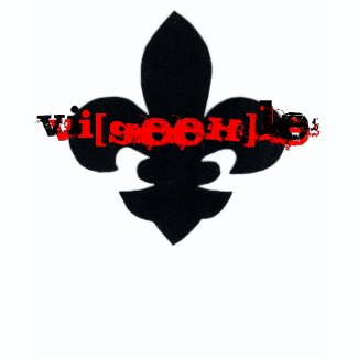 geekintheville with fleur de lis shirt