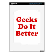 Geeks Do It Better Skins For iPad 3