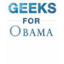Geeks for Obama Women's Long-Sleeved T-Shirt