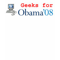 Geeks for Obama Women's T-Shirt