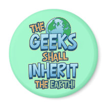 Geeks Inherit Earth magnets