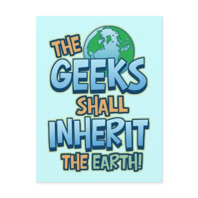 Geeks Inherit Earth Post Card by koncepts