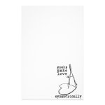 Geeks Make Love Symmetrically Custom Stationery Geeks Make Love Symmetrically Custom Stationery