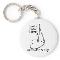 Geeks Make Love Symmetrically Key Chain