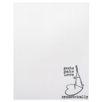 Geeks Make Love Symmetrically Letterhead Template