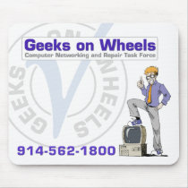 Geeks on Wheels mousepads