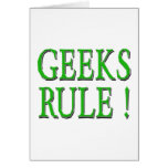 Geeks Rule !  Green Cards