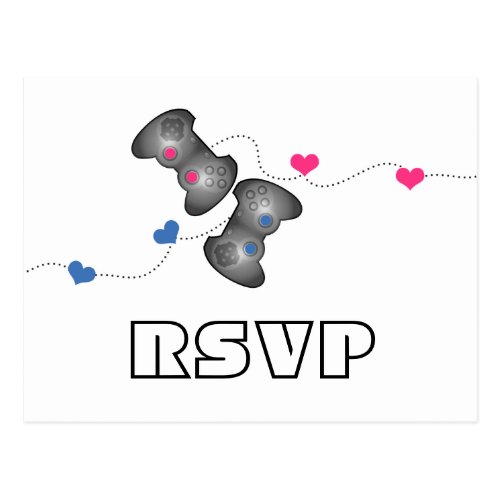 Geeky Gamers RSVP Postcard