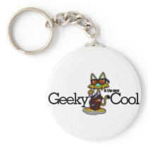 Geeky is the new cool key chain