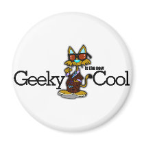 Geeky is the new cool magnets