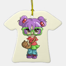 Geeky Kitty Ornament