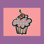 geeky plaid cupcake