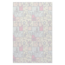 geeky robot maze pattern vector personalized stationery
