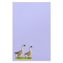 Geese:  Buff African Stationery Paper