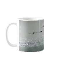Geese in Flight Mug by purpletiger Geese in Flight Mug