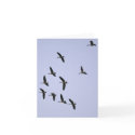 Geese In Flight Note Card by phipix Geese In Flight Note Card