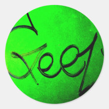 Geez Round Sticker