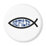 Gefilte Jesus Fish magnets