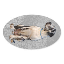 Gefleckte Dogge Sticker