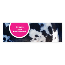 gefleckte Doggen maps Business Cards