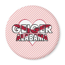 Geiger, Alabama Refrigerator Magnet