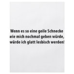 geile schnecke icon custom flyer