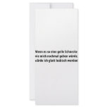 geile schnecke icon customized rack card